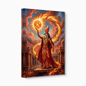 Ra's Fire Orb - Luxury Wall Art