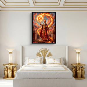 Ra's Fire Orb - Luxury Wall Art