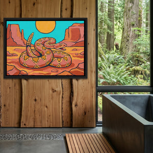 Rattlesnake Desert Noon — Rattlesnake Desert Noon Outdoor Bathroom Log Land 138