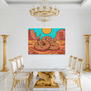 Rattlesnake Desert Noon — Rattlesnake Desert Noon Roman White Room Land 149