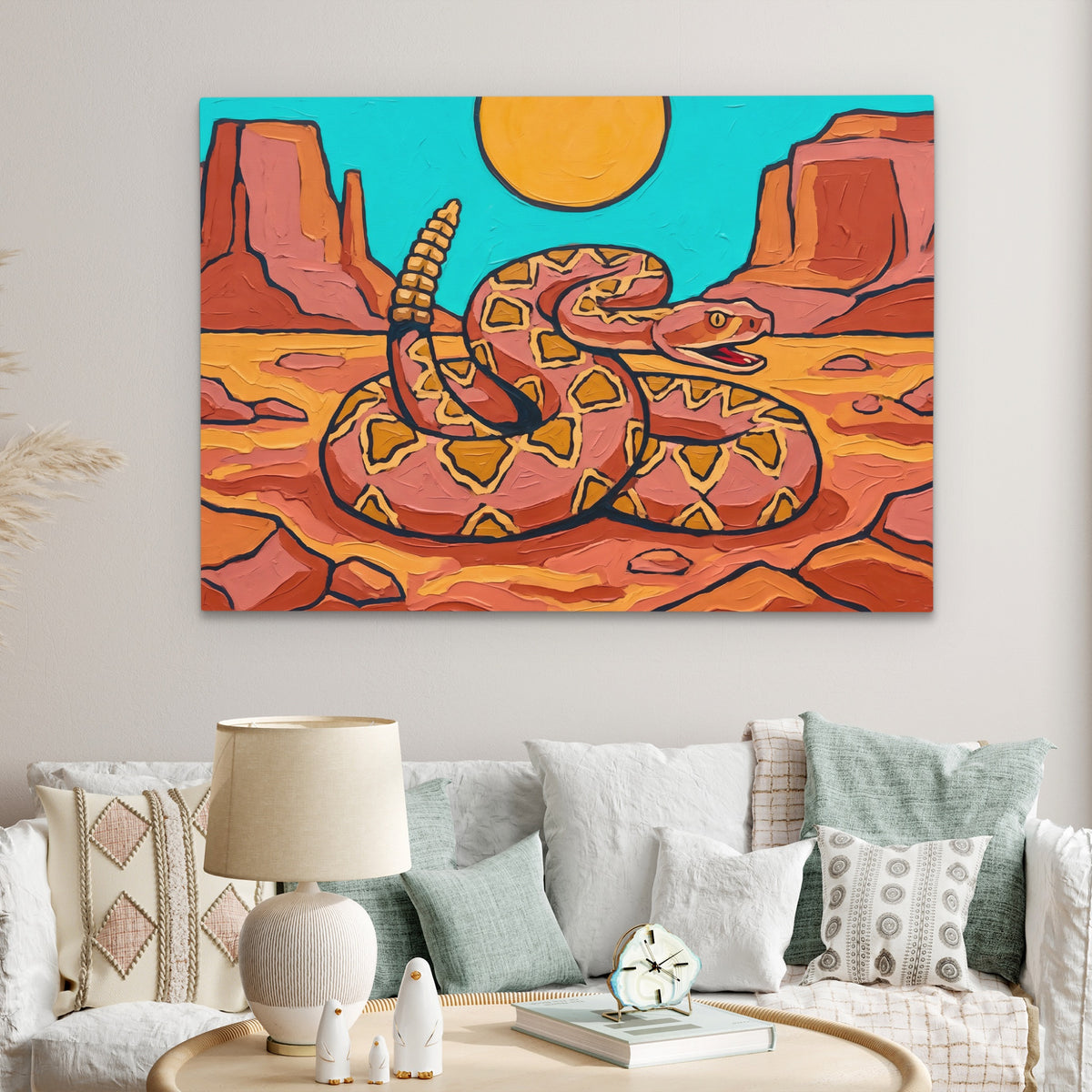 Rattlesnake Desert Noon — Rattlesnake Desert Noon Clock Bed land 17
