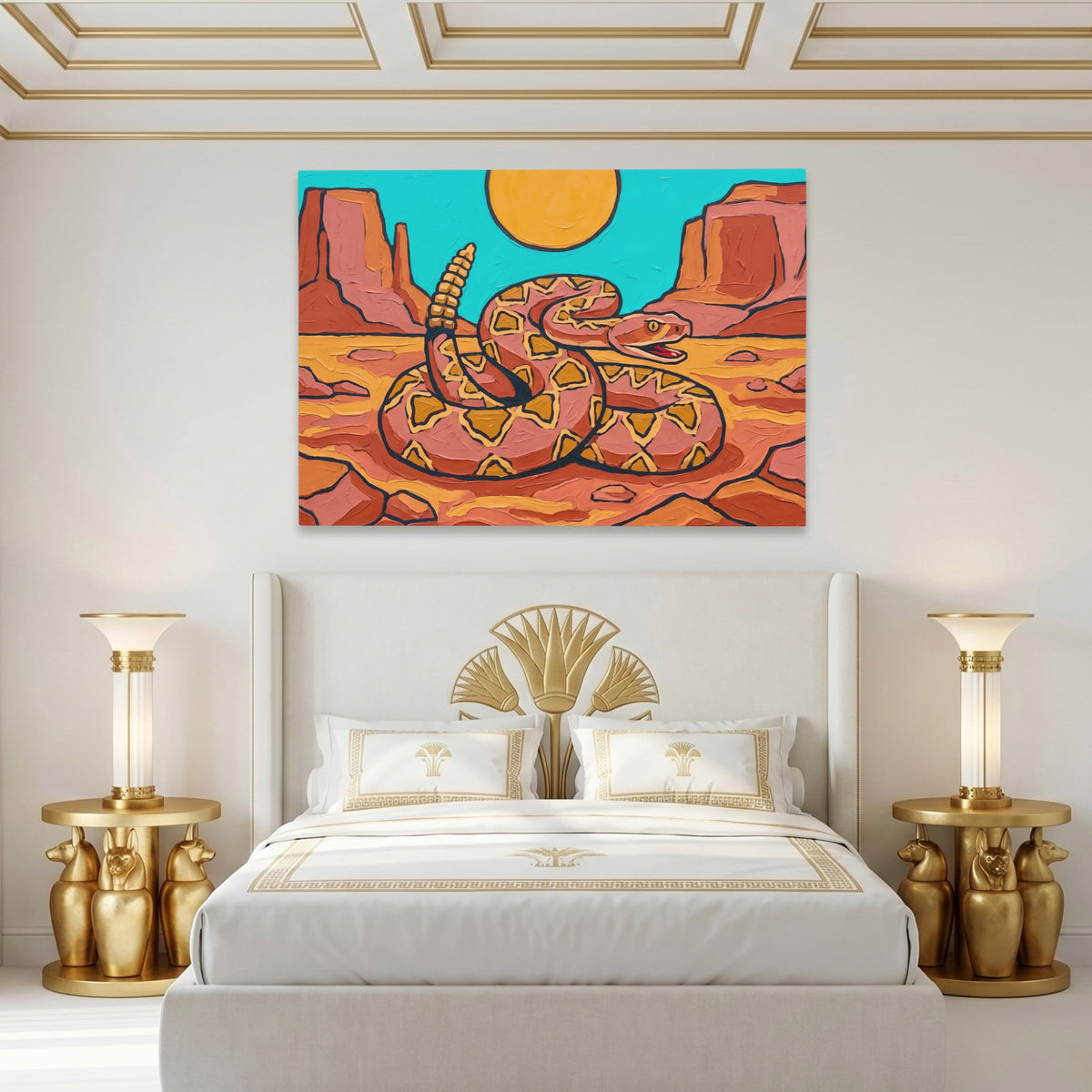 Rattlesnake Desert Noon — Rattlesnake Desert Noon Egyptian Isis Room Land 39