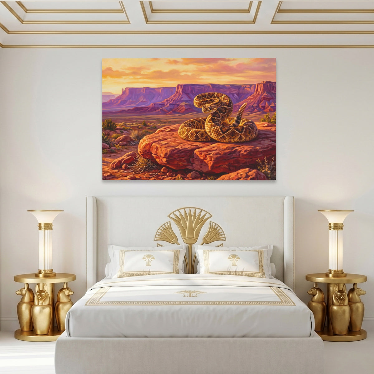 Rattlesnake Desert Sunset — Rattlesnake Desert Sunset Egyptian Isis Room Land 40