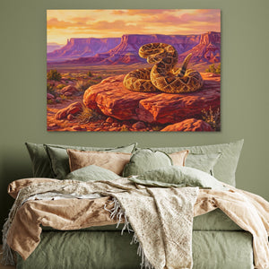 Rattlesnake Desert Sunset — Rattlesnake Desert Sunset Green Bedroom 51
