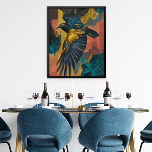 Raven Storm Flight - Luxury Wall Art