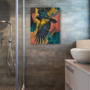 Raven Storm Flight - Luxury Wall Art