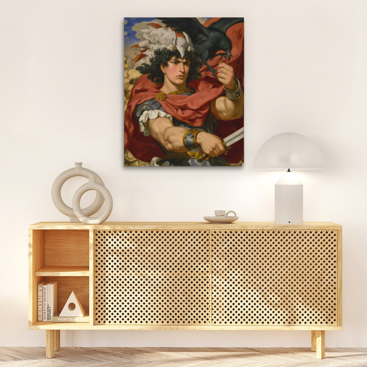Raven's War Companion - Luxury Wall Art