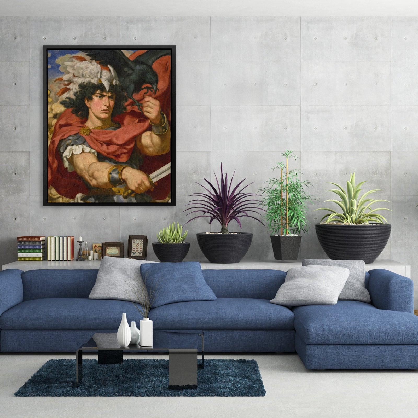 Raven's War Companion - Luxury Wall Art