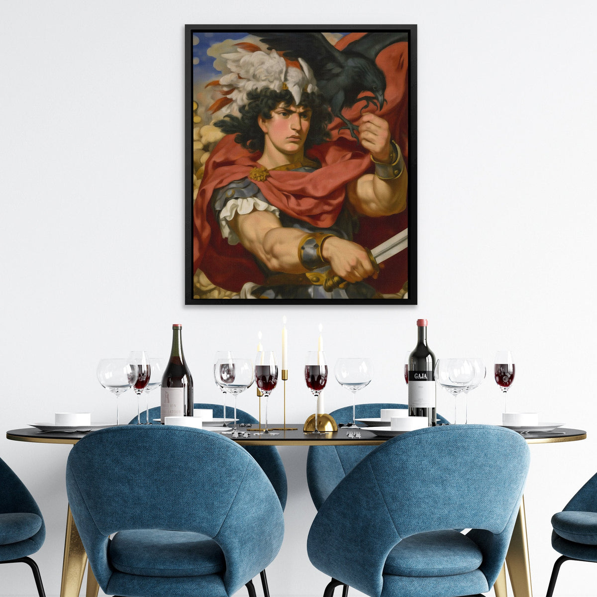 Raven's War Companion - Luxury Wall Art