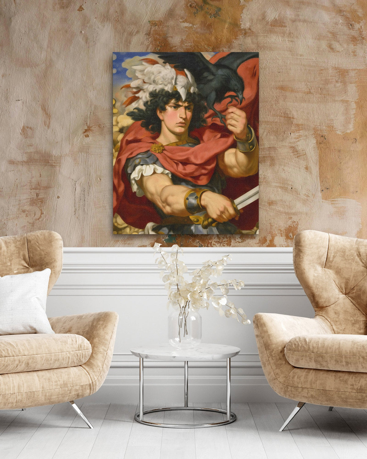 Raven's War Companion - Luxury Wall Art