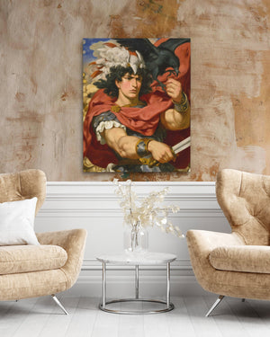 Raven's War Companion - Luxury Wall Art