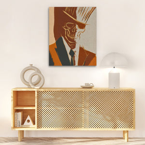 Rebel Skull Crown - Luxury Wall Art