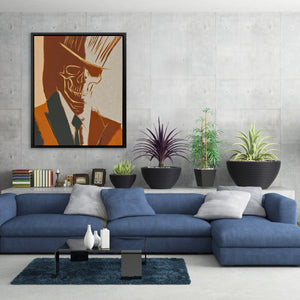 Rebel Skull Crown - Luxury Wall Art