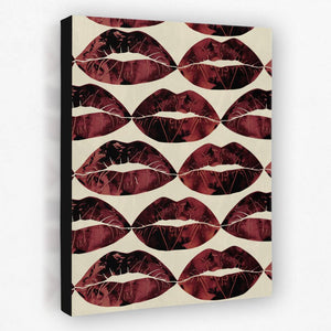 Red Kisses in the Air - Luxury Wall Art