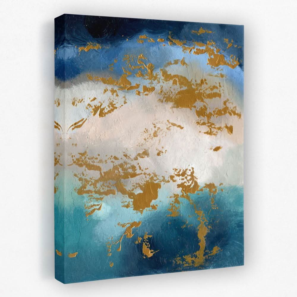 Reefs Abstract - Clouds Canvas Wall Art
