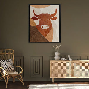 Refined Bull - Luxury Wall Art