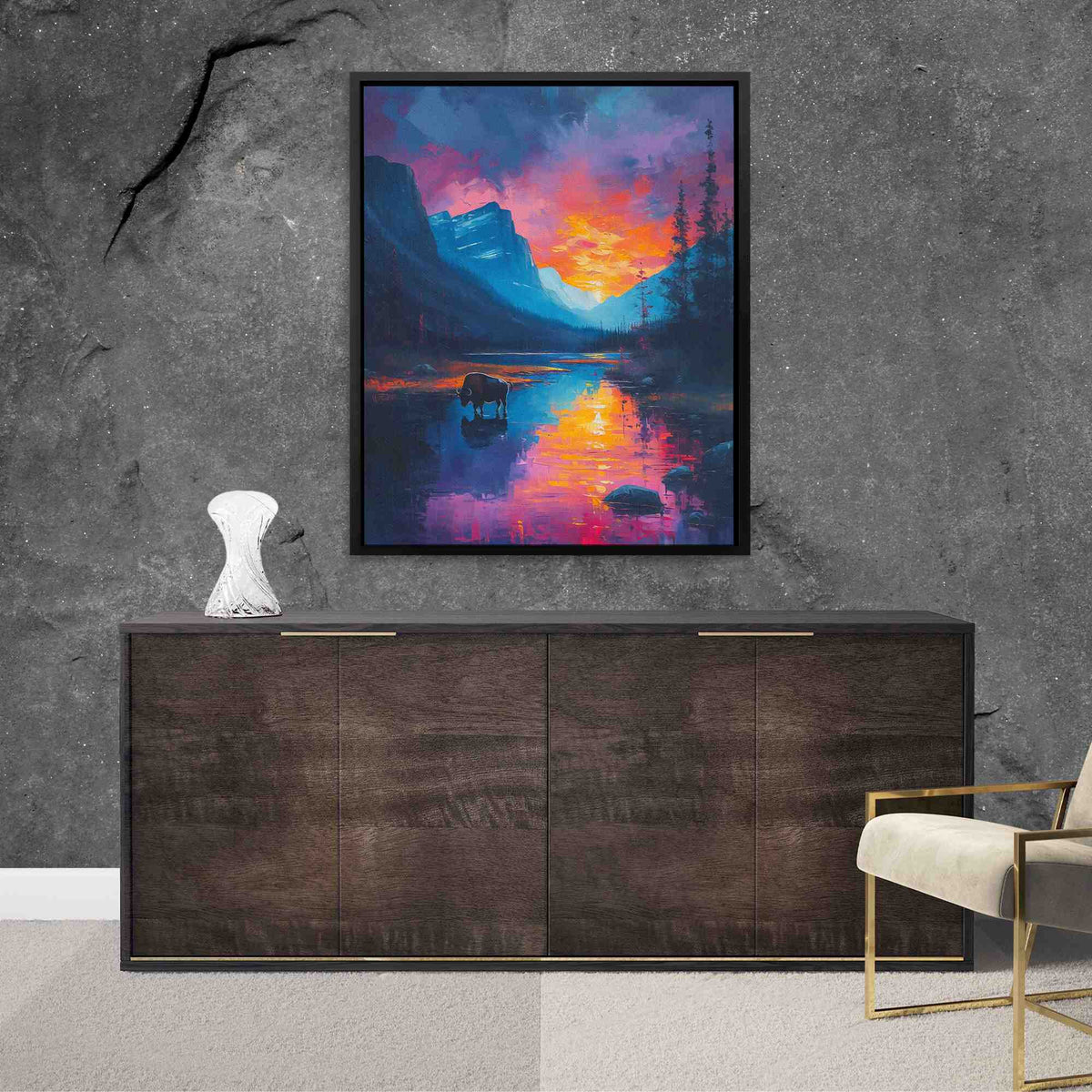 Refined Reflection - Luxury Wall Art