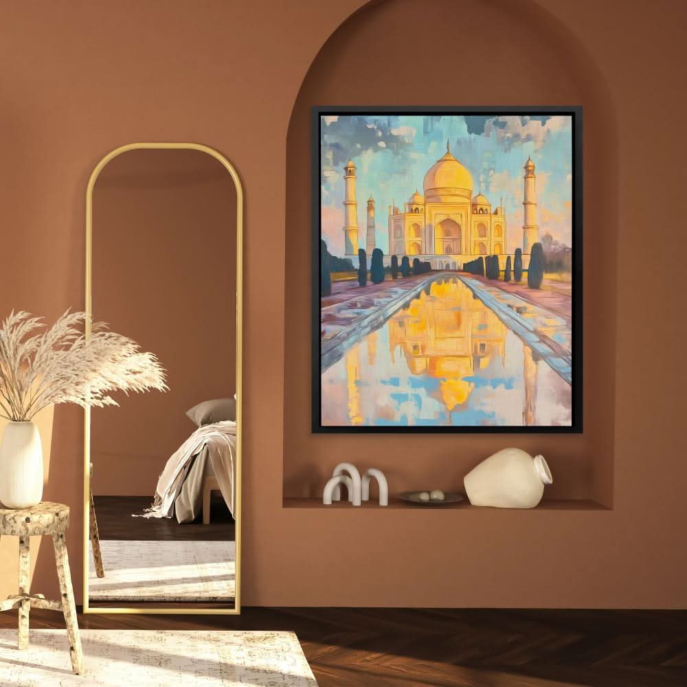 Reflection of the Taj Mahal - Luxury Wall Art