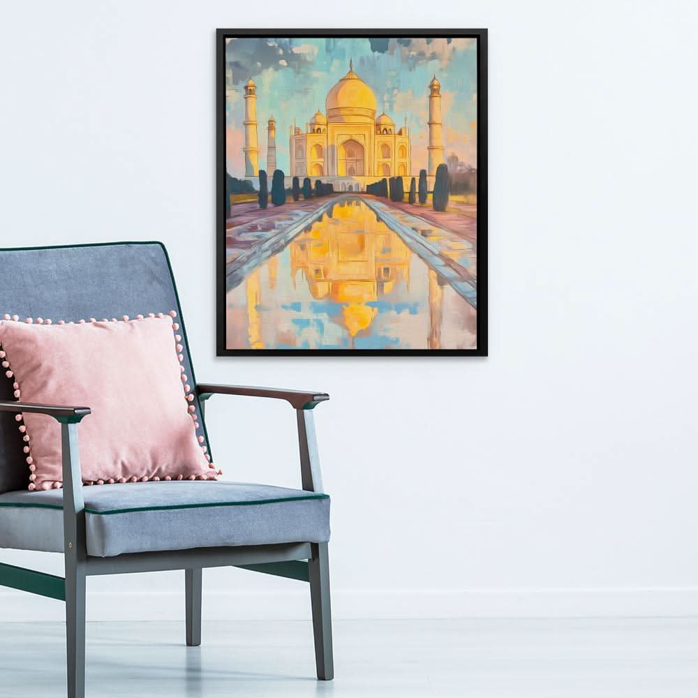 Reflection of the Taj Mahal - Luxury Wall Art