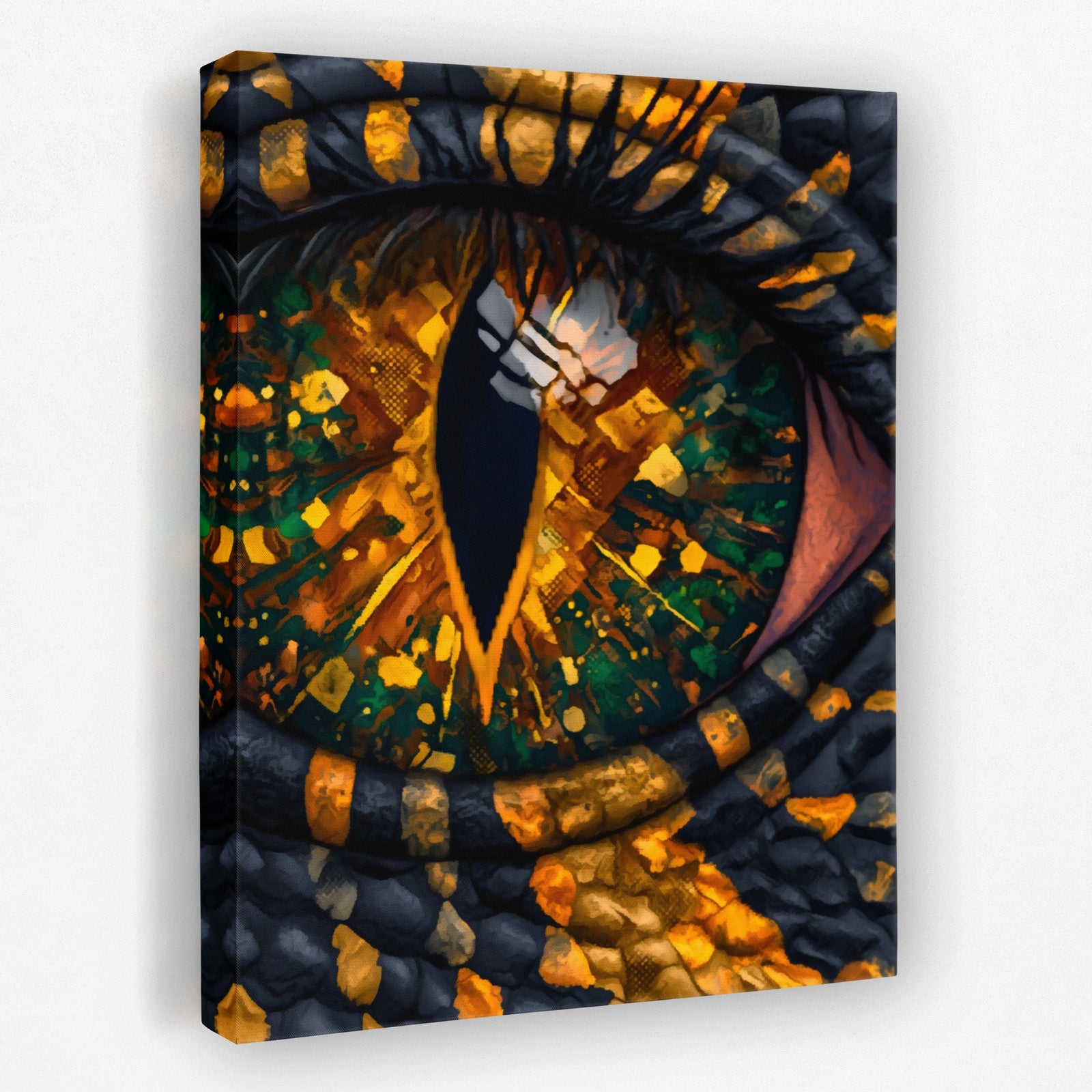 Reptile's Crystal Vision - Luxury Wall Art
