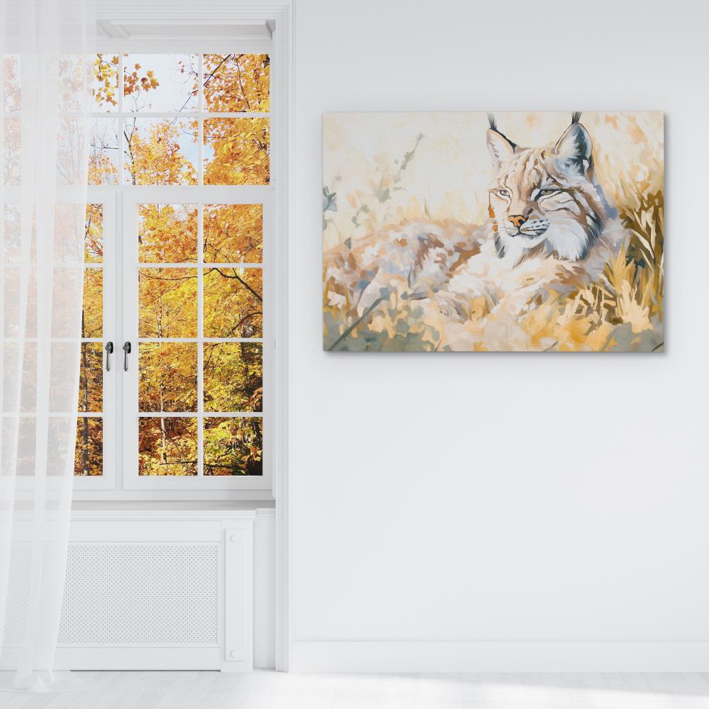 Resting Lynx - Luxury Wall Art