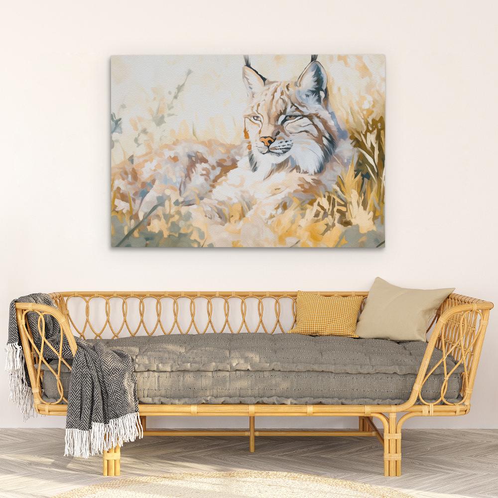 Resting Lynx - Luxury Wall Art