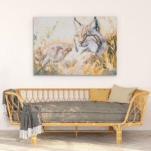 Resting Lynx - Luxury Wall Art