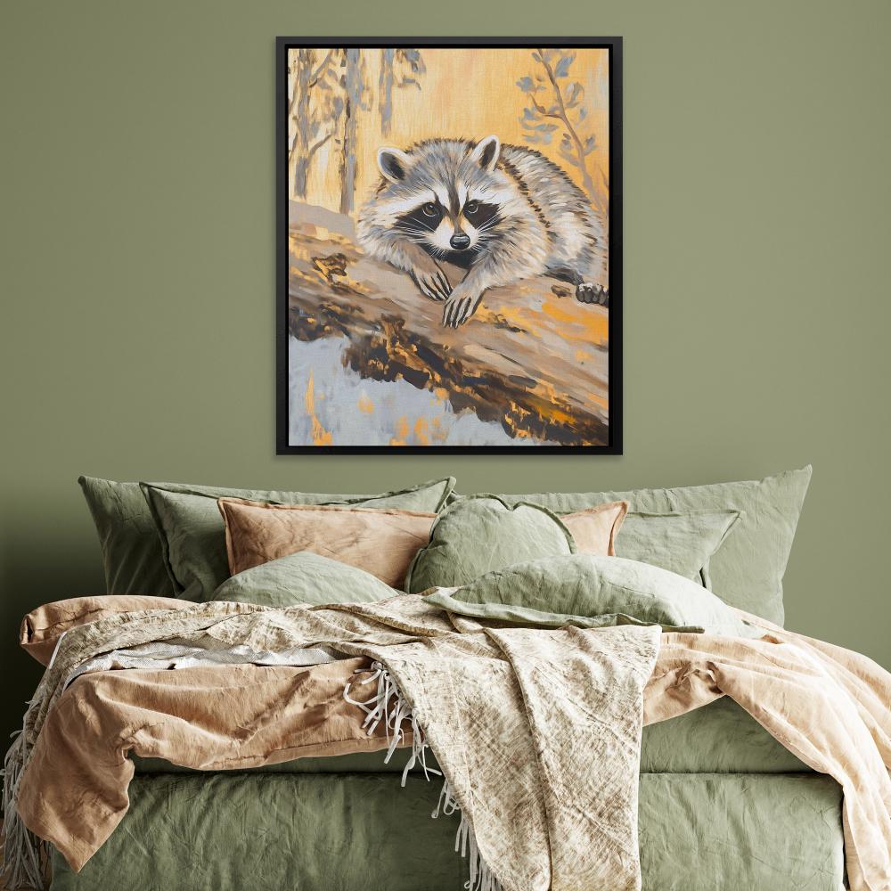Resting Raccoon - Luxury Wall Art