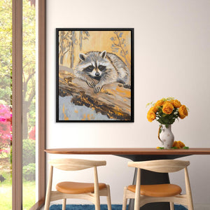 Resting Raccoon - Luxury Wall Art