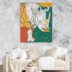 Rhino Color Field — Rhino Color Field Lux Couch Marble Walls 70