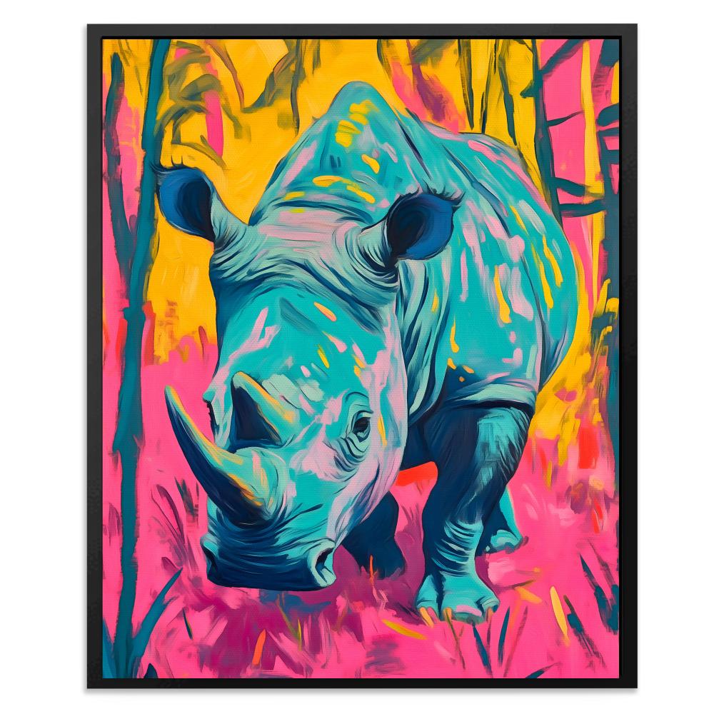 Rhino Glow - Luxury Wall Art