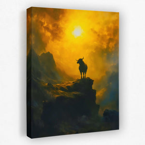 Rise of the Bull - Luxury Wall Art
