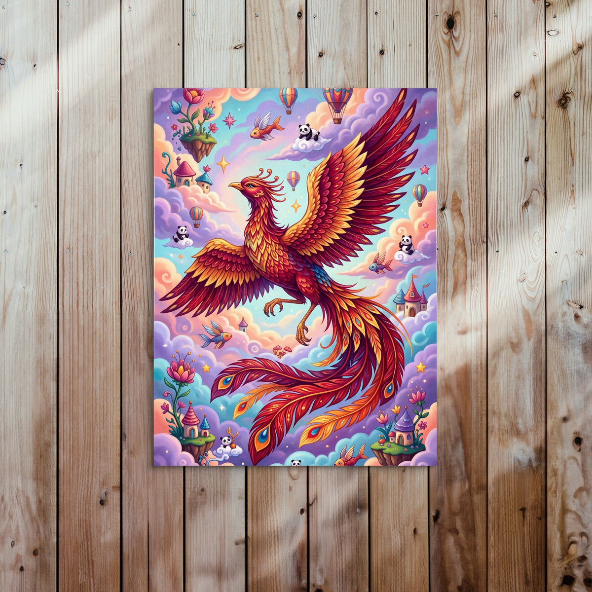 Rising Phoenix Pop Surreal - Luxury Wall Art