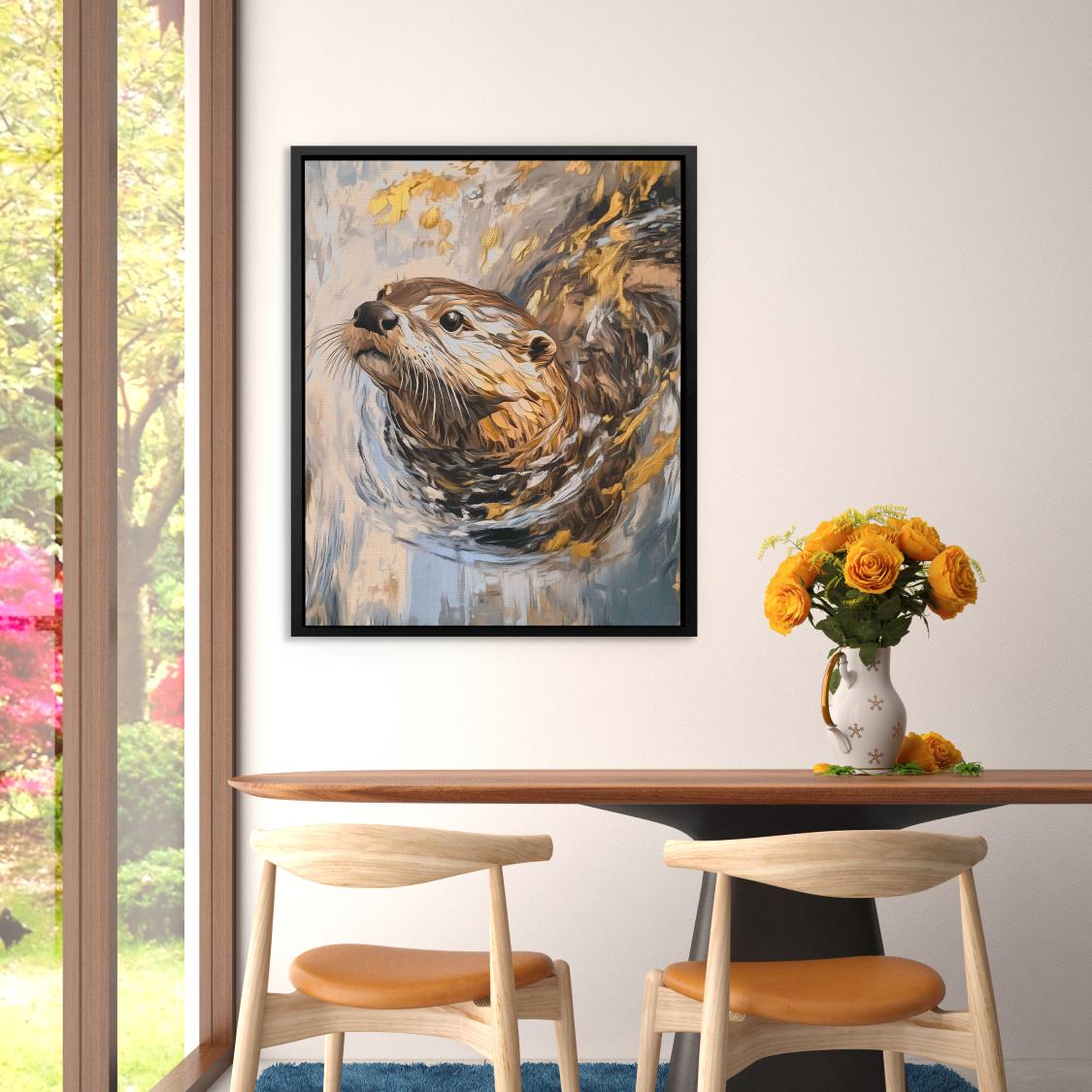 River Otter - Luxury Wall Art