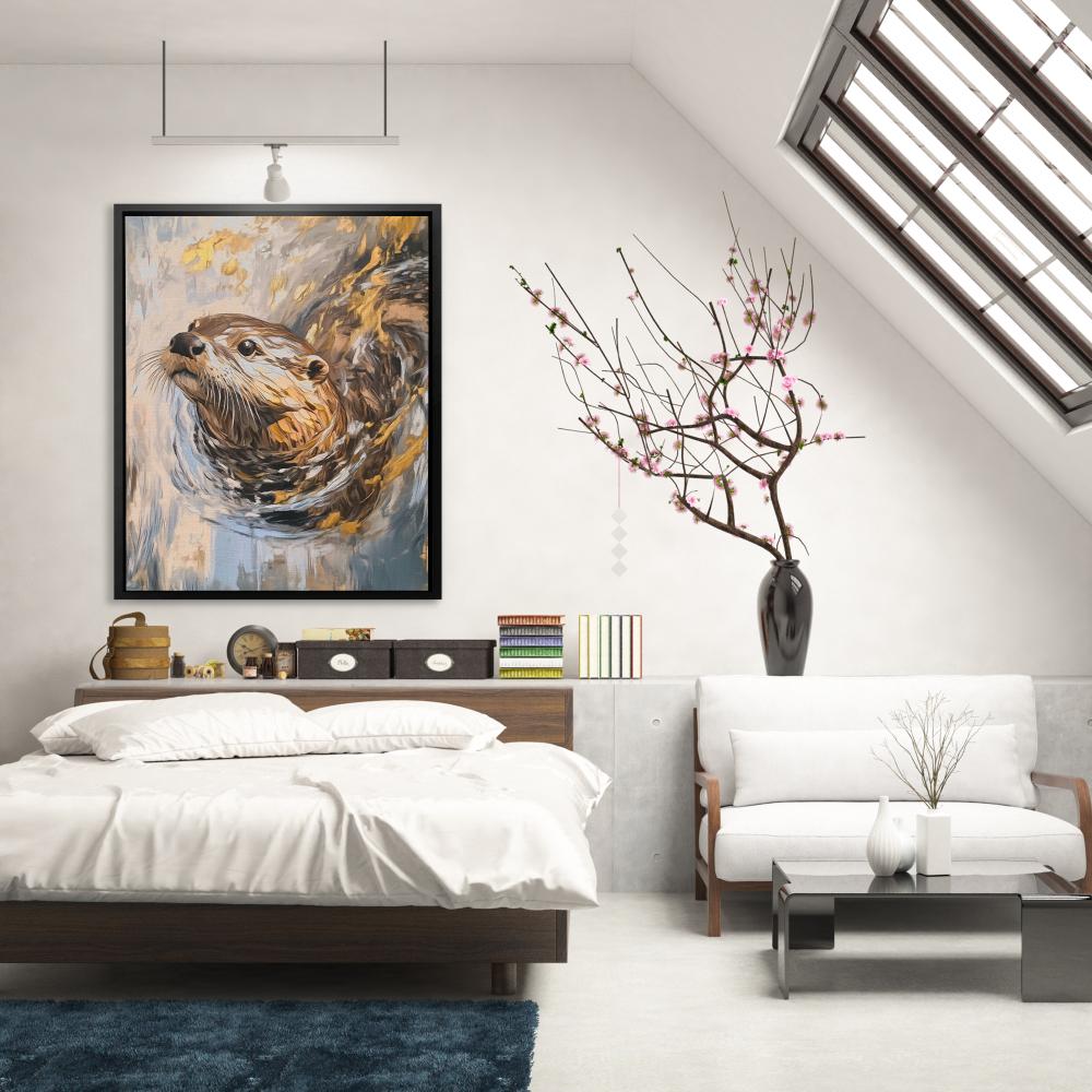 River Otter - Luxury Wall Art