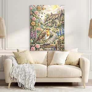 Robin Garden Cottage — robin garden cottage sq couch chair 1port flush print