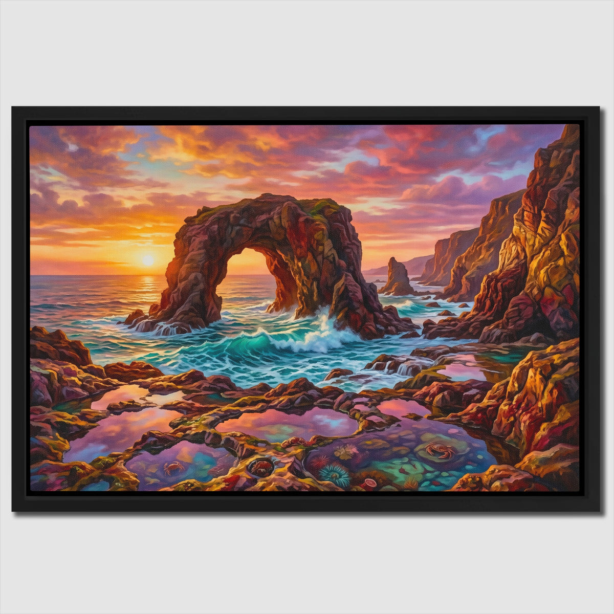 Rock Arch Sunset — Rock Arch Sunset Close Up Landscape 96