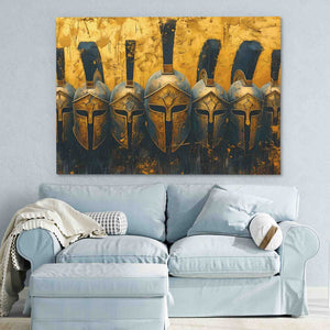 Roman Warrior Helmets - Luxury Wall Art