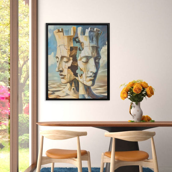 Rooks of Reflection Surreal Chess Art