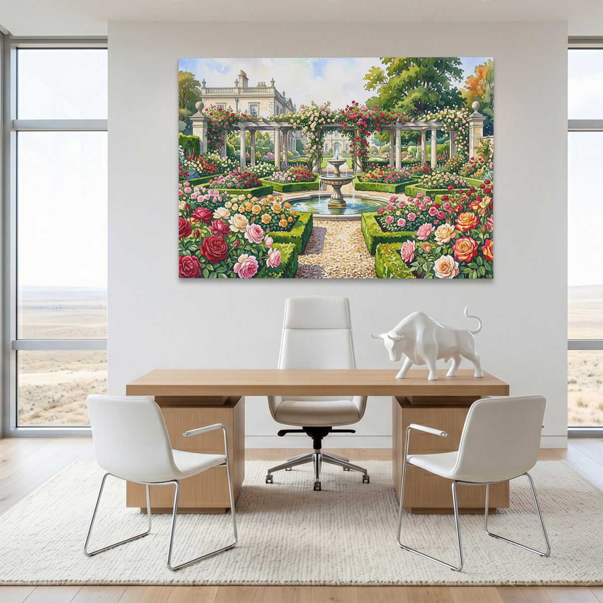Rose Garden Paradise — Rose Garden Paradise White Bull Room Land 287