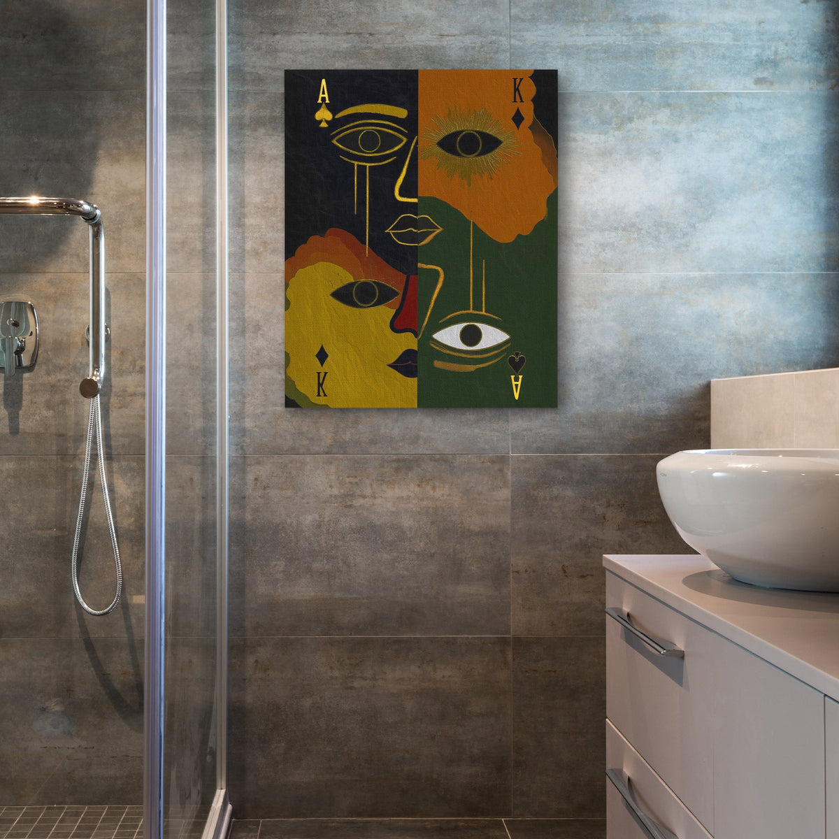 Royal Card Oracle - Luxury Wall Art