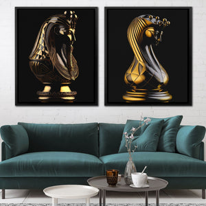 Royal Egyptian Chess (2) Set - Luxury Wall Art