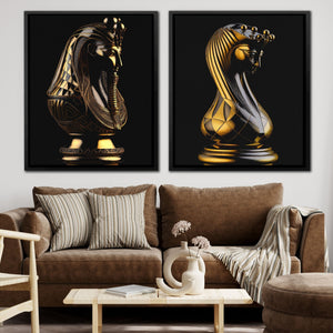 Royal Egyptian Chess (2) Set - Luxury Wall Art