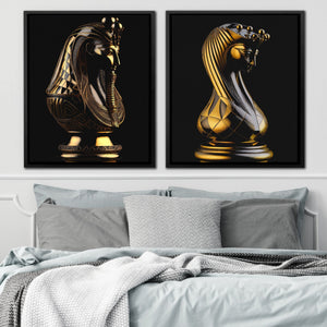 Royal Egyptian Chess (2) Set - Luxury Wall Art