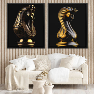 Royal Egyptian Chess (2) Set - Luxury Wall Art