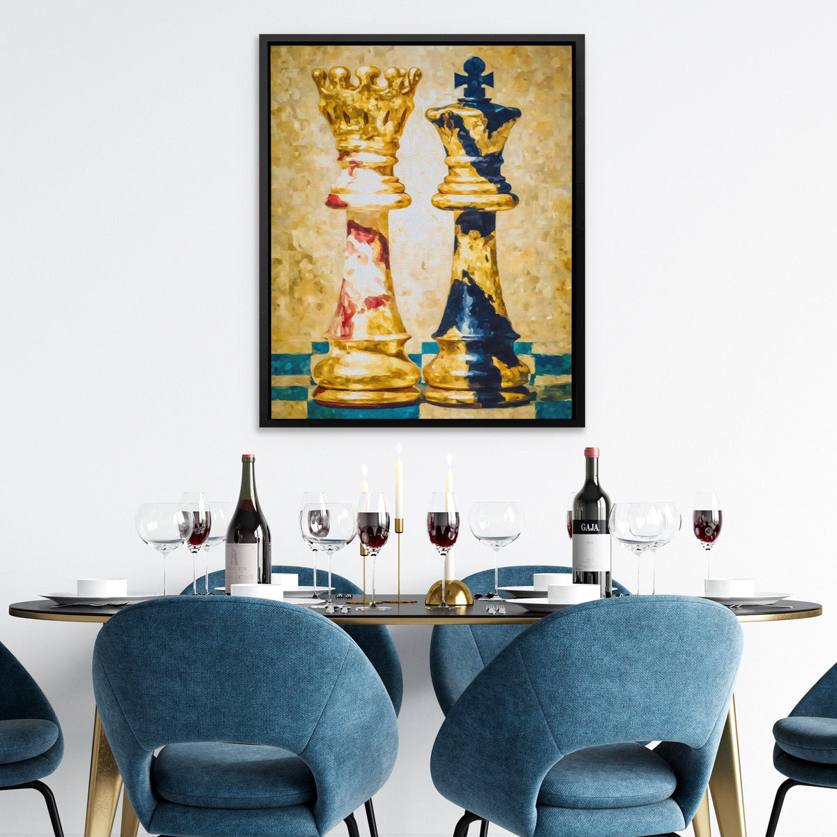 Royal Endgame Tension - Luxury Wall Art