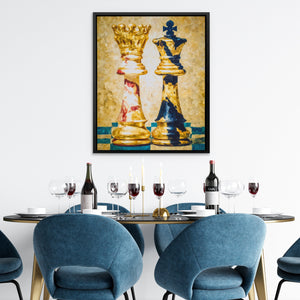 Royal Endgame Tension - Luxury Wall Art