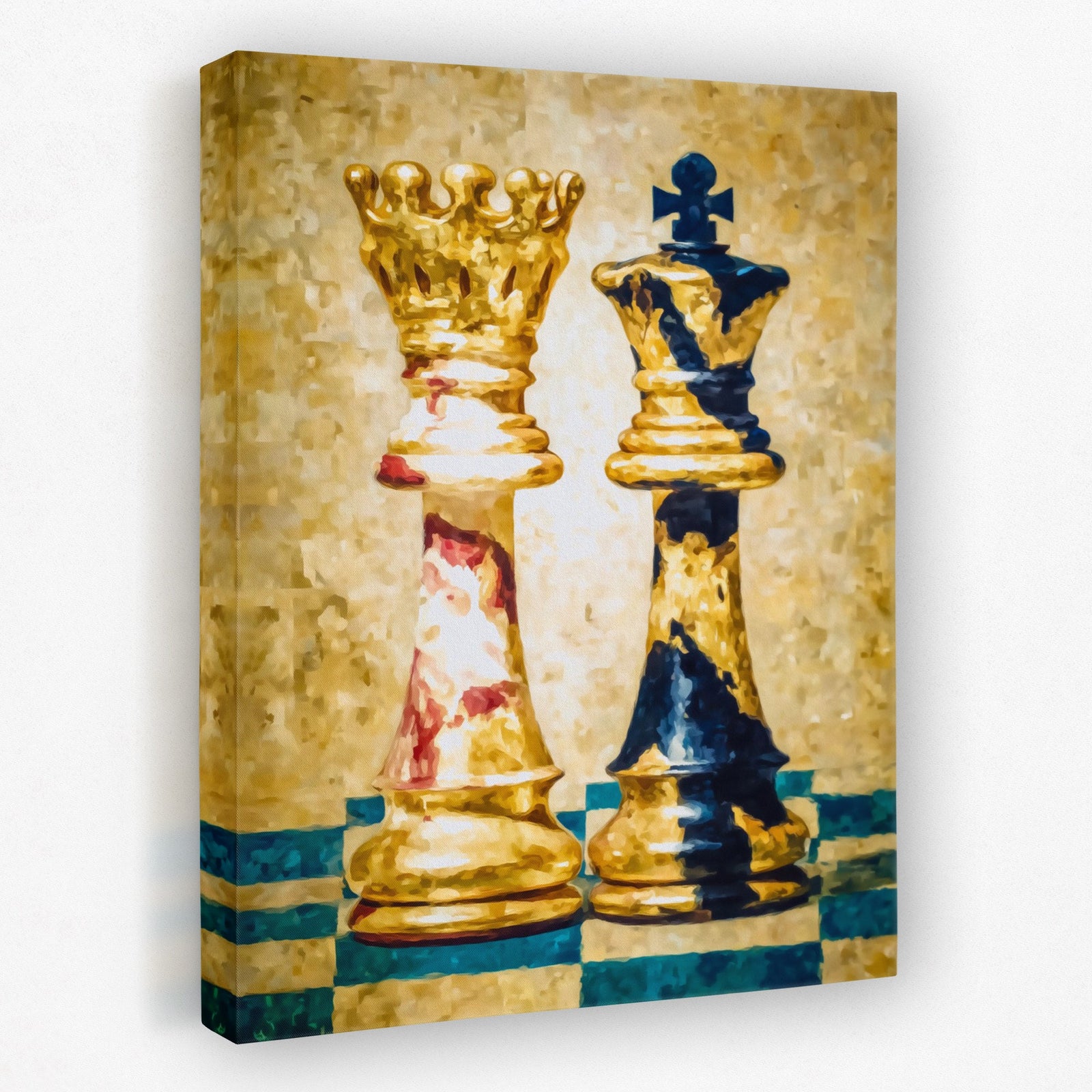 Royal Endgame Tension - Luxury Wall Art