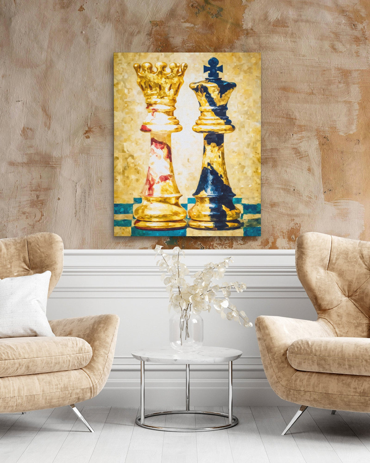 Royal Endgame Tension - Luxury Wall Art