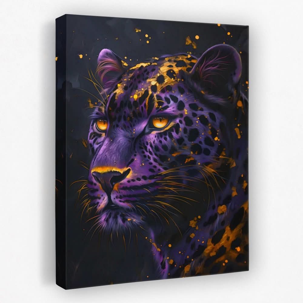 Royal Presence - Big Cat Canvas Wall Art